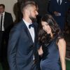 Olivier Giroud (plus beau but de l'année) et sa femme Jennifer enceinte - The Best FIFA Football Awards 2017 au London Palladium à Londres, le 23 octobre 2017. © Pierre Perusseau/Bestimage