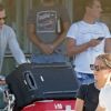 Exclusif - Michael Fassbender et sa compagne Alicia Vikander arrivent à l'aéroport d'Ibiza, le 10 octobre 2017