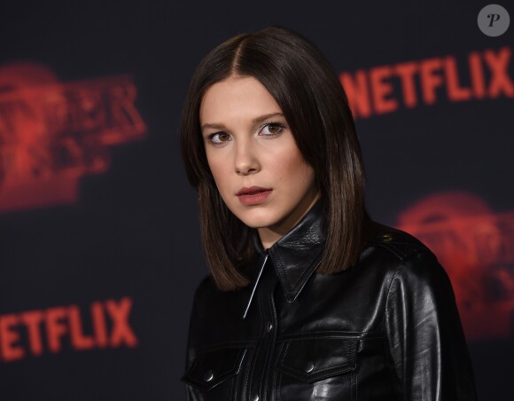 Millie Bobby Brown à la première de "Stranger Things 2" au Westwood Theater à Los Angeles, le 26 octobre 2017. © Chris Delmas/Bestimage