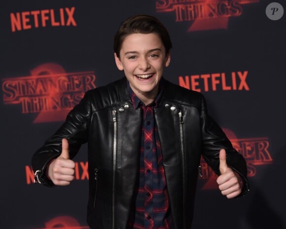 Noah Schnapp à la première de "Stranger Things 2" au Westwood Theater à Los Angeles, le 26 octobre 2017. © Chris Delmas/Bestimage