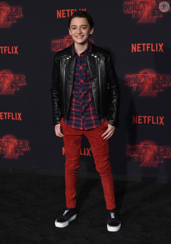 Noah Schnapp à la première de "Stranger Things 2" au Westwood Theater à Los Angeles, le 26 octobre 2017. © Chris Delmas/Bestimage