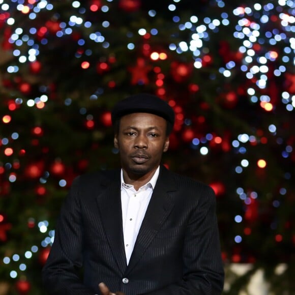 MC Solaar - Le président de la République François Hollande reçoit le président du Sénégal Macky Sall pour un dîner d'état au palais de l'Elysée à Paris, le 20 décembre 2016. Le président du Sénégal est en visite d'état en France. © Stéphane Lemouton/Bestimage