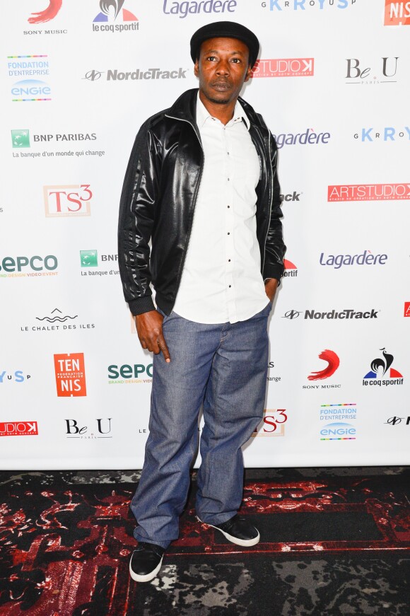 MC Solaar - Soirée de gala des 20 ans de l'association "Fête le Mur" de Yannick Noah au Chalet des Iles à Paris le 9 novembre 2016. © Coadic Guirec/Bestimage
