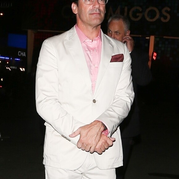 Jon Hamm - Les célébrités arrivent à la soirée Casamigos Tequila pour Halloween à Los Angeles, le 27 octobre 2017