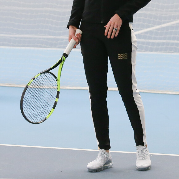 Kate Middleton (enceinte) - La duchesse de Cambridge visite le Lawn Tennis Association (LTA) au Centre national de tennis du sud-ouest de Londres le 31 octobre 2017.
