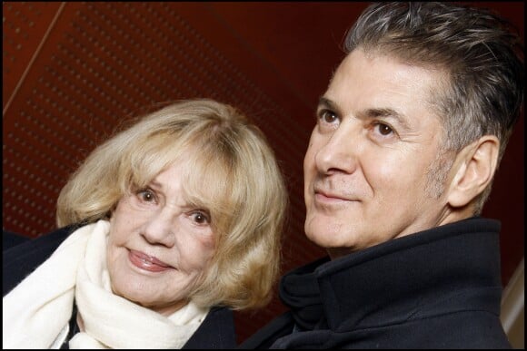 Etienne Daho et Jeanne Moreau à Paris, le 16 novembre 2010.