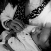 Alizée et la petite Anna-Lou, le 5 novembre 2017 à Ajaccio en Corse. La chanteuse officiellement marraine !