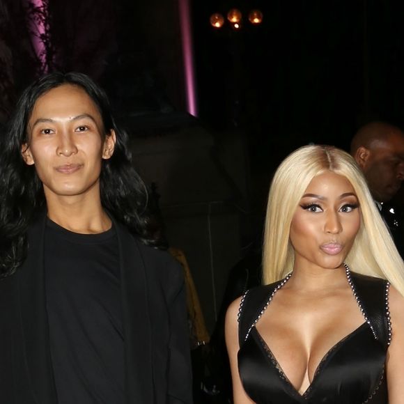 Nicki Minaj et Alexander Wang arrivent à la 14e édition du CFDA/Vogue Fashion Fund au Weylin. Brooklyn, le 7 novembre 2017.