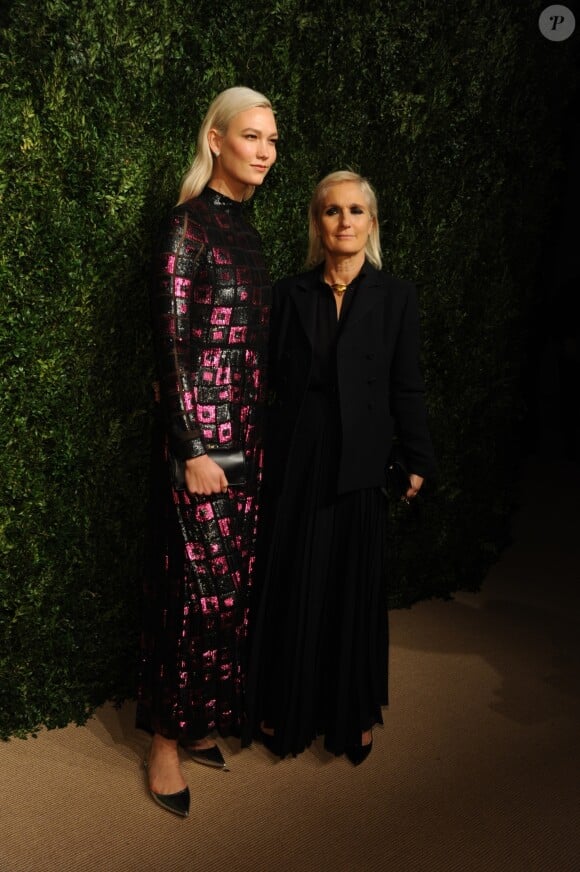 Karlie Kloss et Maria Grazia Chiuri - 14e édition du CFDA/Vogue Fashion Fashion au Weylin à Brooklyn, le 7 novembre 2017.