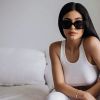 Kylie Jenner dans la nouvelle campagne de publicité de la marque australienne de lunettes de soleil "Quay" 30/09/2017 -