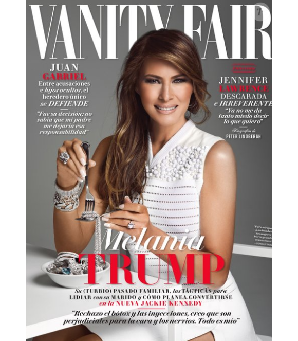 Couverture de l'édition mexicaine de "Vanity Fair"avec Melania Trump, numéro de février 2017.