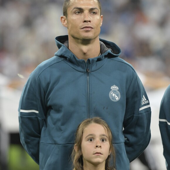 Cristiano Ronaldo lors du match de Champions League "Real Madrid - Apoel Nicosie (3-0)" au Stade Santiago Bernabeu à Madrid, le 13 septembre 2017.