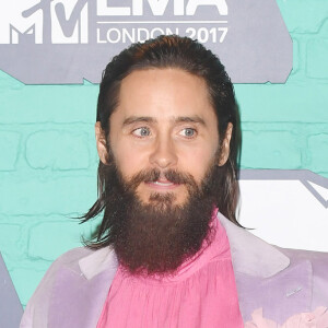 Jared Leto assiste aux MTV Europe Music Awards 2017 à la SSE Arena. Londres, le 12 novembre 2017.