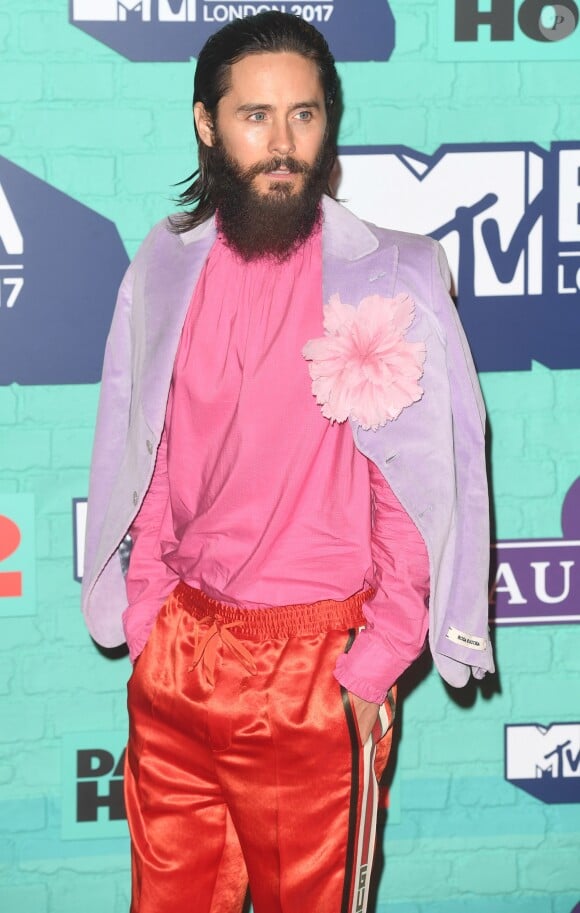 Jared Leto assiste aux MTV Europe Music Awards 2017 à la SSE Arena. Londres, le 12 novembre 2017.