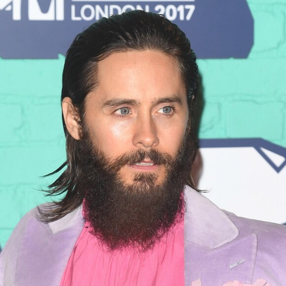 Jared Leto assiste aux MTV Europe Music Awards 2017 à la SSE Arena. Londres, le 12 novembre 2017.