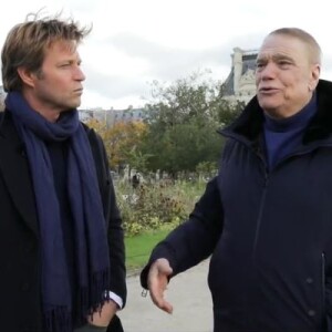 Bernard Tapie parle de son cancer avec Laurent Delahousse dans 19h le dimanche, sur France, le 19 novembre 2017