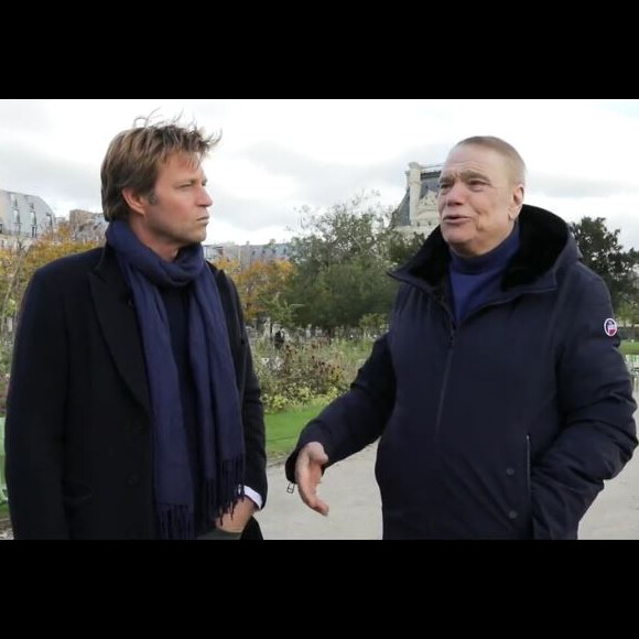 Bernard Tapie parle de son cancer avec Laurent Delahousse dans 19h le dimanche, sur France, le 19 novembre 2017