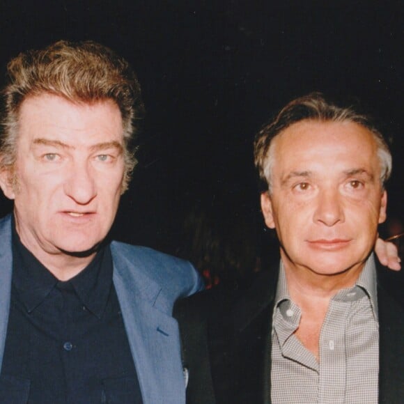 Portrait de Johnny Hallyday, Eddy Mitchell, Michel Sardou, octobre 1998.