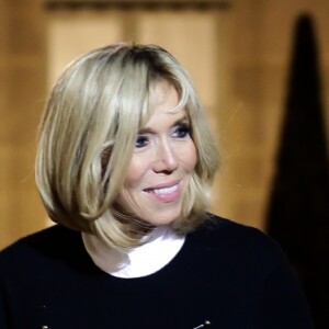 La Première Dame Brigitte Macron (Trogneux) accueille les enfants de l'UNICEF pour la Journée Internationale des Droits de l'Enfant au Palais de l'Elysée à Paris, le 20 novembre 2017. © Stéphane Lemouton/Bestimage