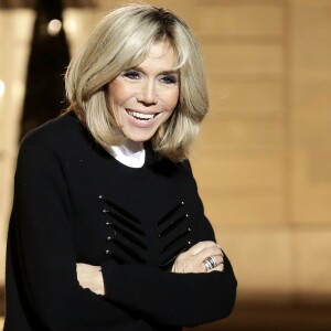 La Première Dame Brigitte Macron (Trogneux) accueille les enfants de l'UNICEF pour la Journée Internationale des Droits de l'Enfant au Palais de l'Elysée à Paris, le 20 novembre 2017. © Stéphane Lemouton/Bestimage