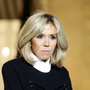 La Première Dame Brigitte Macron (Trogneux) accueille les enfants de l'UNICEF pour la Journée Internationale des Droits de l'Enfant au Palais de l'Elysée à Paris, le 20 novembre 2017. © Stéphane Lemouton/Bestimage