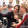 Brawley Nolte accompagné de sa femme Navi Rawat et leur fille - L'acteur americain Nick Nolte reçoit son étoile sur le "Walk of Fame" à Hollywood le 20 novembre 2017.