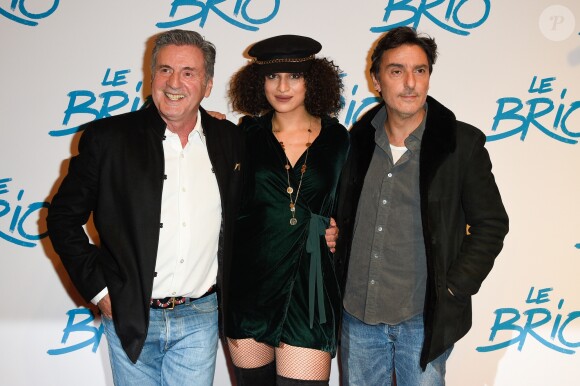 Daniel Auteuil, Camélia Jordana et Yvan Attal (réalisateur) - Avant-première du film "Le Brio" au cinéma Gaumont Opéra à Paris, le 21 novembre 2017. © Coadic Guirec/Bestimage