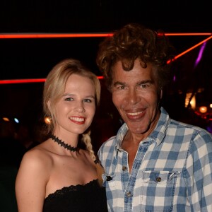 Exclusif - Igor Bogdanov (Bogdanoff) et sa compagne Julie Jardon - Soirée Eleven Paris au VIP Room à Saint-Tropez, Côte d'Azur, France, le 15 août 2017. © Rachid Bellak/Bestimage.