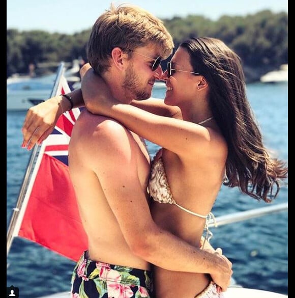 David Goffin et sa compagne Stéphanie Tuccitto sur Instagram, le 2 juillet 2017. 