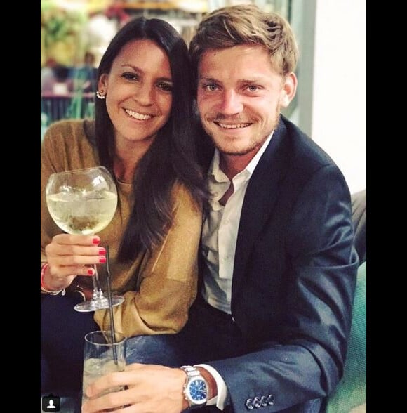 David Goffin et sa compagne Stéphanie Tuccitto sur Instagram, le 31 mai 2017. 