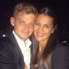 David Goffin et sa compagne Stéphanie Tuccitto sur Instagram, le 24 décembre 2016.