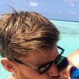  David Goffin et sa compagne Stéphanie Tuccitto sur Instagram, le 1er décembre 2016.  