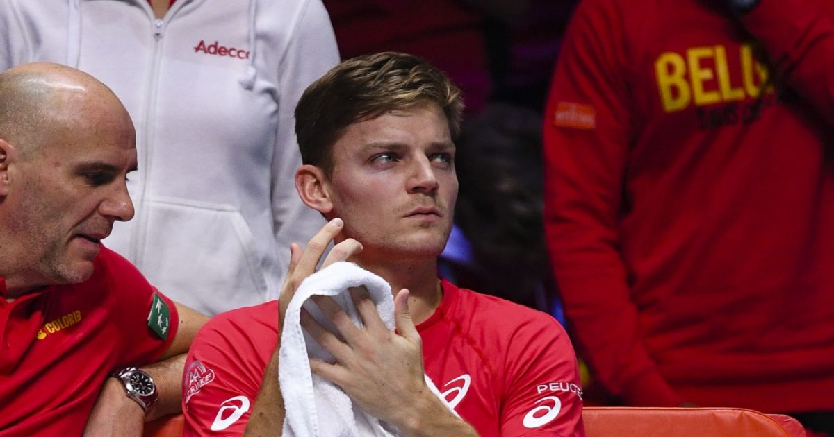 Johan Van Herck Et David Goffin - 1er Match De La Finale De La Coupe ...