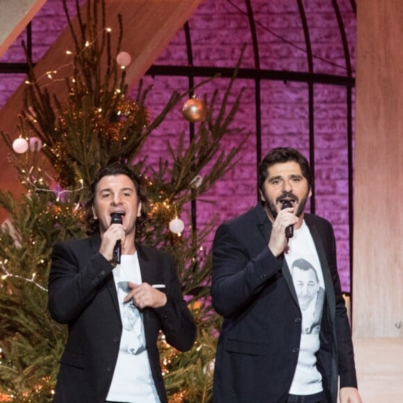 Exclusif - Michaël Youn, Patrick Fiori, Jenifer Bartoli - Enregistrement de l'émission "Les Enfoirés Kids" au Zénith d'Aix, qui sera diffusée le 1er décembre sur TF1. Le 19 novembre 2017 © Cyril Moreau / Bestimage