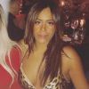 Amel Bent sexy en look félin pur une soirée entre filles. Instagram, novembre 2017.