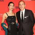  Matt Lauer et sa femme Annette Roque à New York en avril 2012 au gala pour le numéro spécial du magazine TIME sur les 100 personnalités les plus influentes. ©JGM, /PCN/ABACAPRESS.COM 