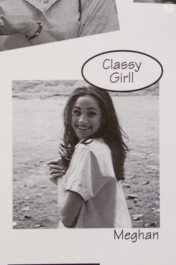 Meghan Markle, photo de l'album de son année 1999 au lycée Immaculate Heart à Los Angeles.
