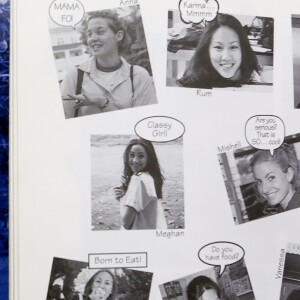 Meghan Markle, photo de l'album de son année 1999 au lycée Immaculate Heart à Los Angeles.