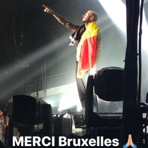 M. Pokora en concert au Forest National de Bruxelles dans le cadre de sa tournée My Way Tour le 3 décembre 2017.