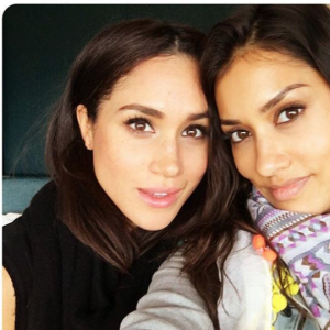 Meghan Markle et Janina Gavankar, son amie depuis 2001, en octobre 2016, photo Instagram.