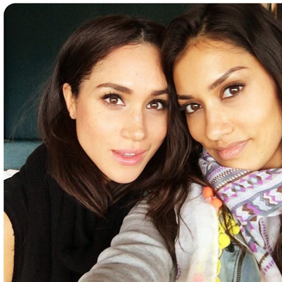 Meghan Markle et Janina Gavankar, son amie depuis 2001, en octobre 2016, photo Instagram.