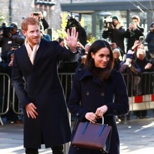 Le prince Harry et sa fiancée Meghan Markle à Nottingham le 1er décembre 2017.