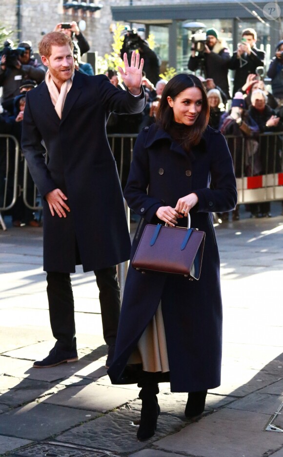 Le prince Harry et sa fiancée Meghan Markle à Nottingham le 1er décembre 2017.