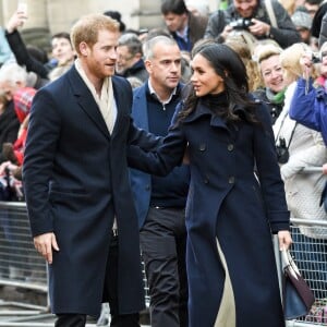 Le prince Harry et sa fiancée Meghan Markle à Nottingham le 1er décembre 2017.