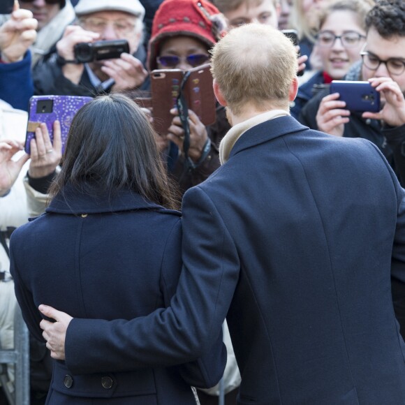 Le prince Harry et sa fiancée Meghan Markle à Nottingham le 1er décembre 2017.