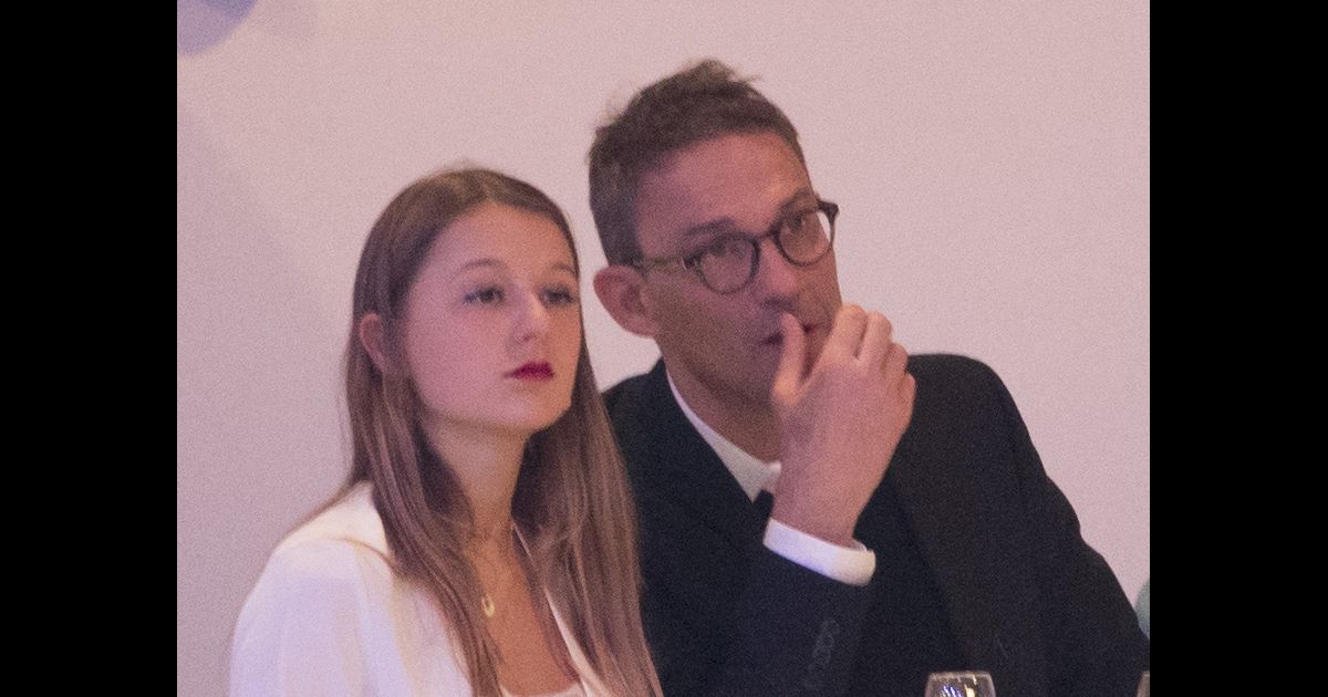 Julien Courbet et sa fille Lola lors du dernier jour du ...