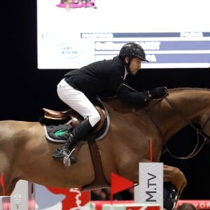 Guillaume Canet lors du Longines Masters Paris à Villepinte le 3 décembre 2017 © Cyril Moreau / Bestimage