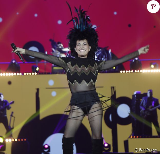 Semi-Exclusif - Lio - Concert Stars 80 - 10 ans déja ! à l'U Arena de Nanterre le 2 décembre 2017. © Marc-Ausset Lacroix/Bestimage