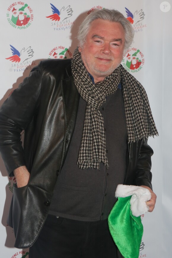 Christian Rauth - Grand rendez-vous national des Pères Noël verts du Secours Populaire pour le lancement des tournées solidaires France, Europe et monde, en présence des marraines et parrains, ainsi que des membres du Club des partenaires solidaires. Au Musée des Arts Forains, à Paris, le 4 décembre 2017. © CVS/Bestimage