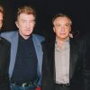 Johnny Hallyday, Eddy Mitchell et Michel Sardou en 1998